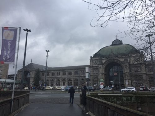 Hauptbanhof de Nuremberg, vista do Königstor