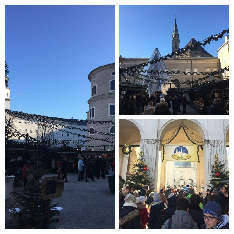 O que fazer em Salzburg: Domplatz e Christkindlmarkt