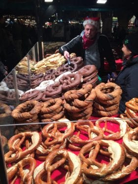 Bretzel no Mercado de Natal