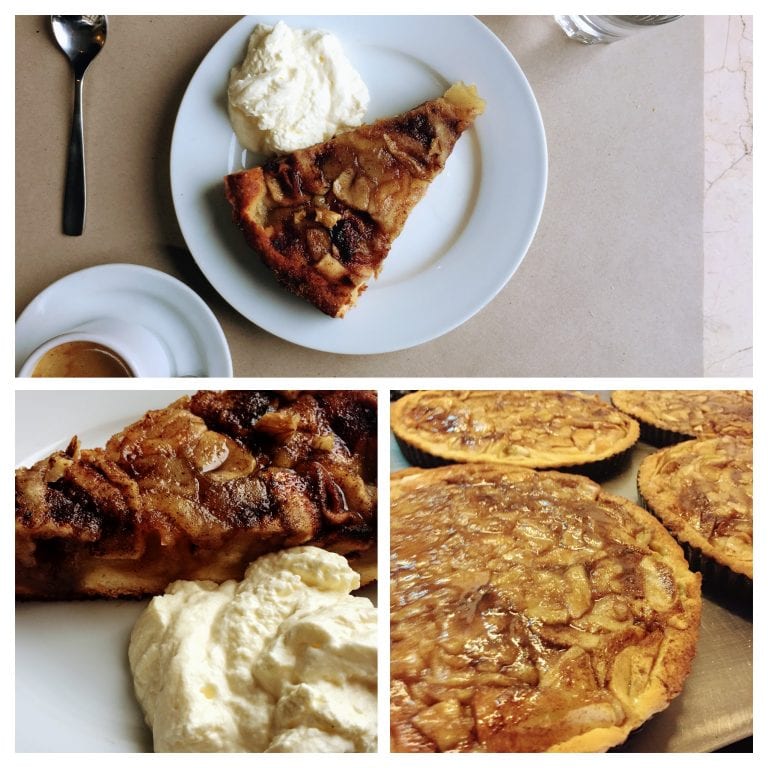 Café Bacacay: de sobremesa uma torta de maça deliciosa bem ao estilo alemão