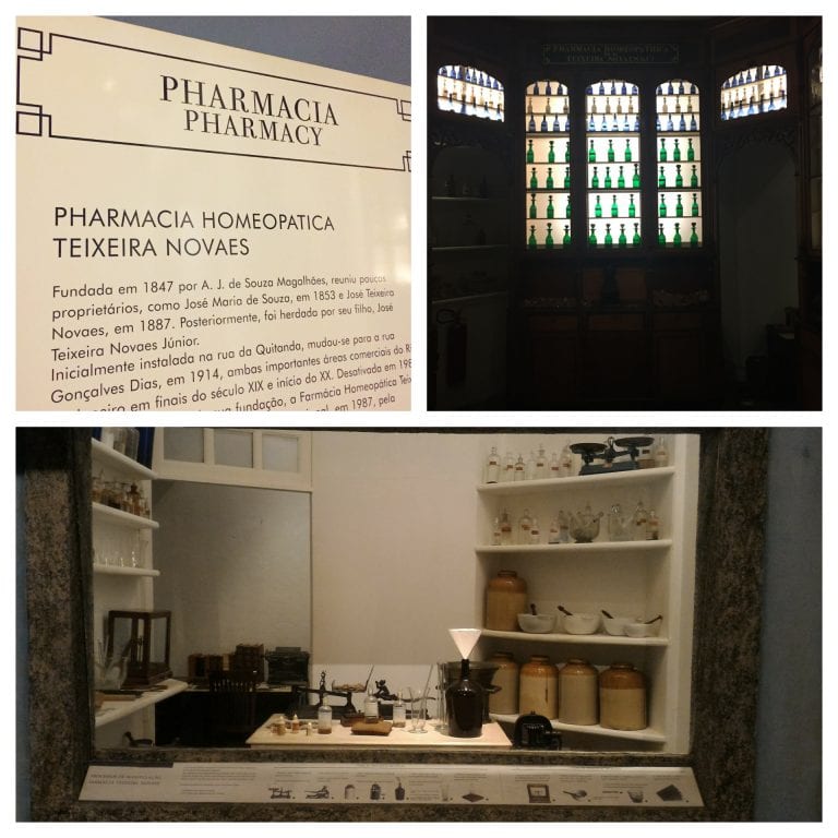 Museu Histórico Nacional: farmácia homeopática Teixeira Novaes