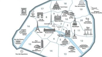 Mapa de Paris: onde se hospedar em Paris