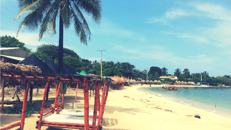 Dia de Praia em Cartagena, na Colômbia