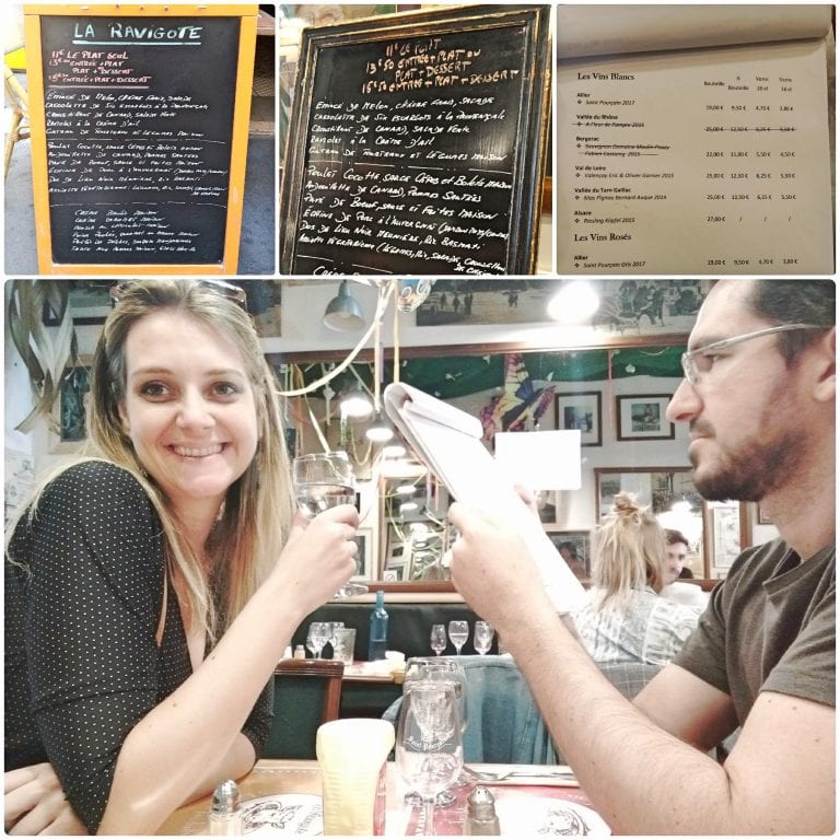 La Ravigote, em Paris: receitas 'de antigamente' em um autêntico restaurante de bairro 4 La Ravigote - escolhendo o que comer no menu do dia