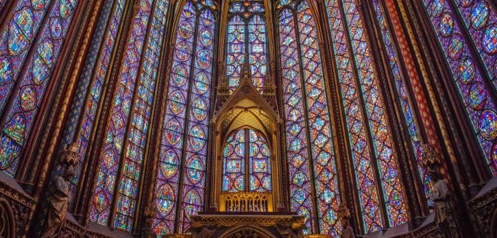 Sainte-Chapelle e seus vitrais