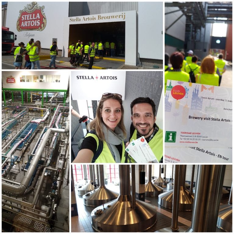 Visitando a fábrica da Stella Artois em Leuven