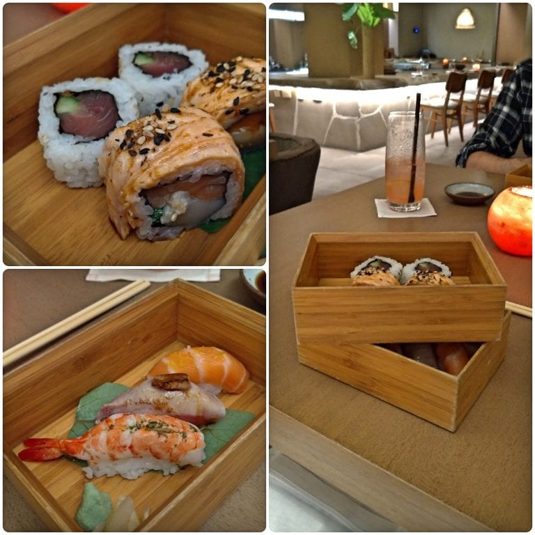 Shiso - 3° tempo - bento box de sushis