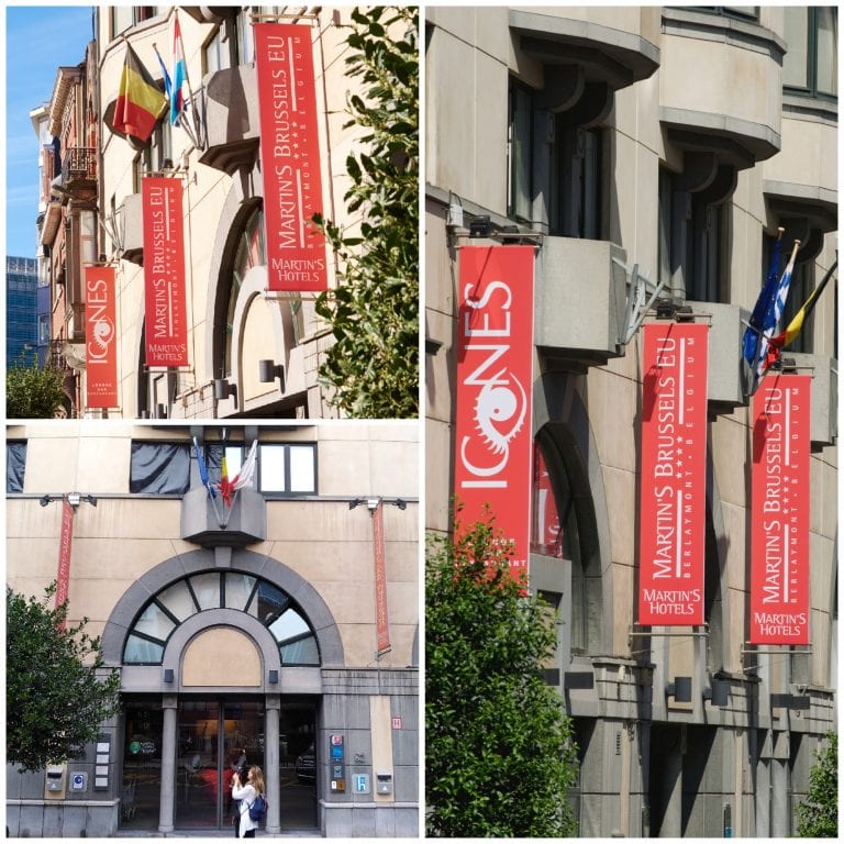 Onde ficar em Bruxelas: hospede-se com qualidade e preço justo no Martin's Brussels Hotel 2 Fachada do Martin's Brussels