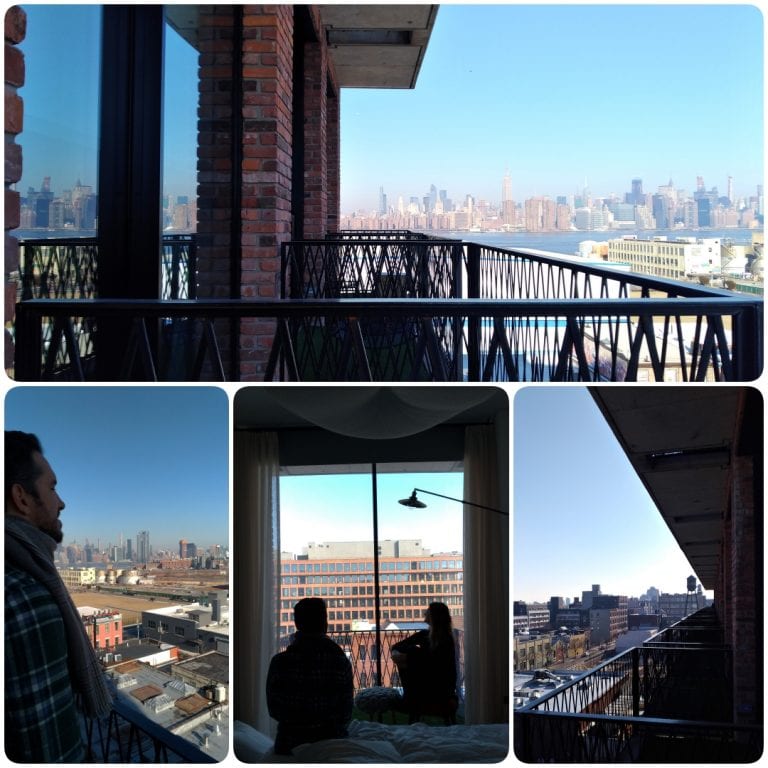 The Williamsburg Hotel: descolado e moderno no badalado bairro do Brooklyn em Nova York 8 The Williamsburg Hotel - sacada com vista espetacular no quarto