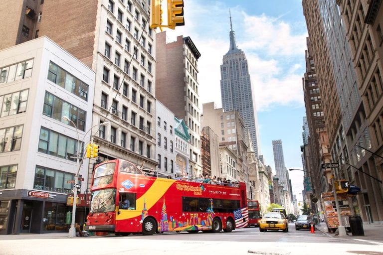 Ônibus turístico da City SightSeeing em New York 
Foto: site oficial 