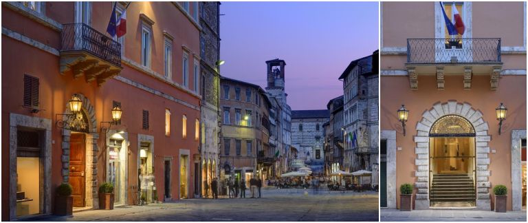 Onde ficar em Perugia: Fachada do Hotel Locanda della Posta