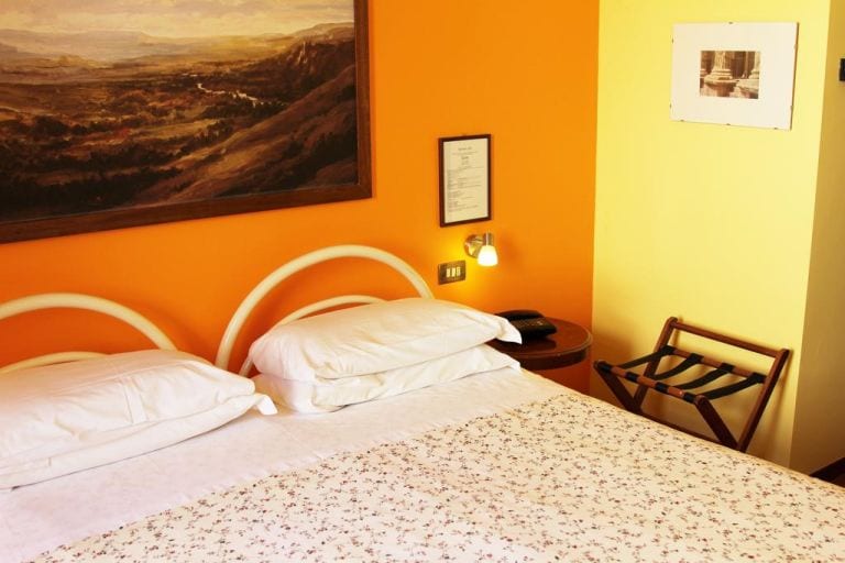 Nosso quarto no Hotel Pallotta Assisi