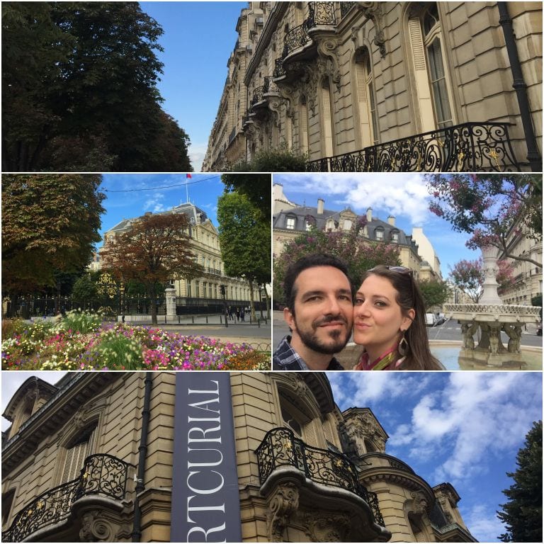 Alguns detalhes dos edifícios ao melhor estilo Haussmaniano