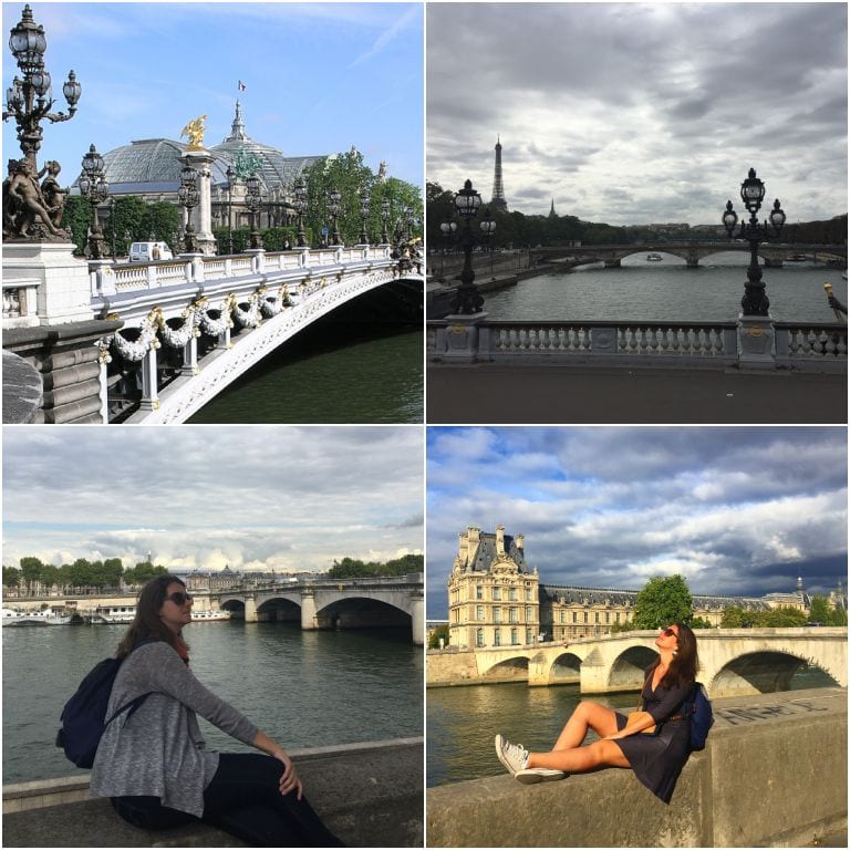 Ponte Alexandre III e outras pontes de Paris