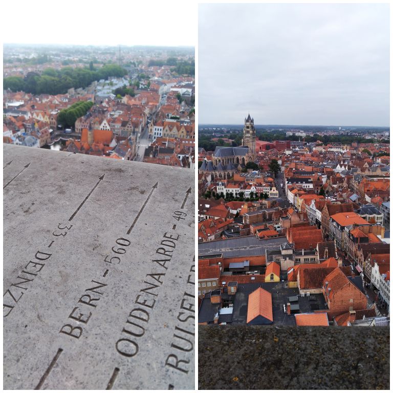 Vista do Campanário de Bruges