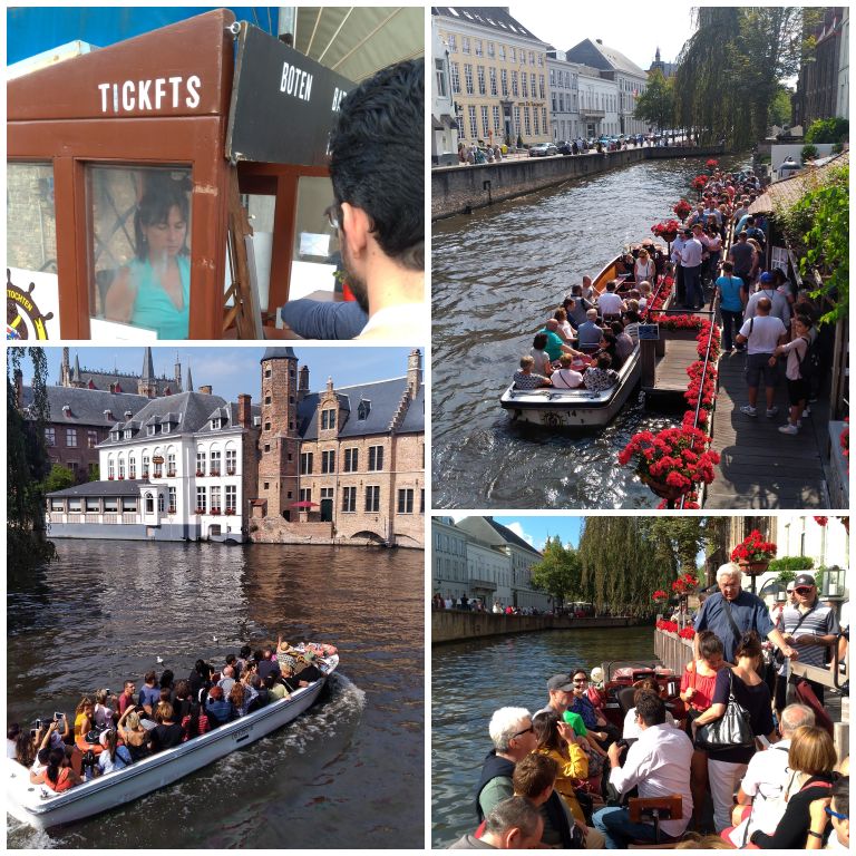 O que fazer em Bruges: Passeio de barco em Bruges