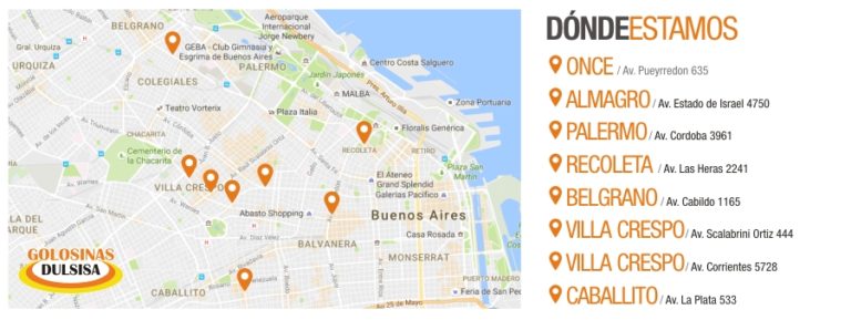 Lojas Dulsisa em Buenos Aires