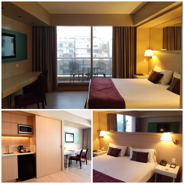 Quarto superior com varanda do Arc Recoleta Hotel