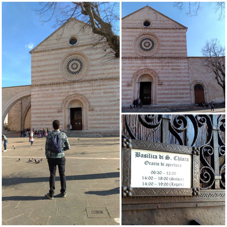 Basílica de Santa Clara, em Assis