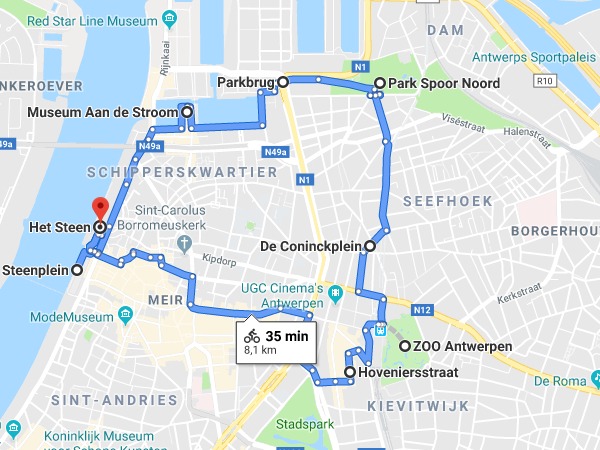  Highlights of Antwerp: city tour pela Antuérpia com a Antwerp by Bike