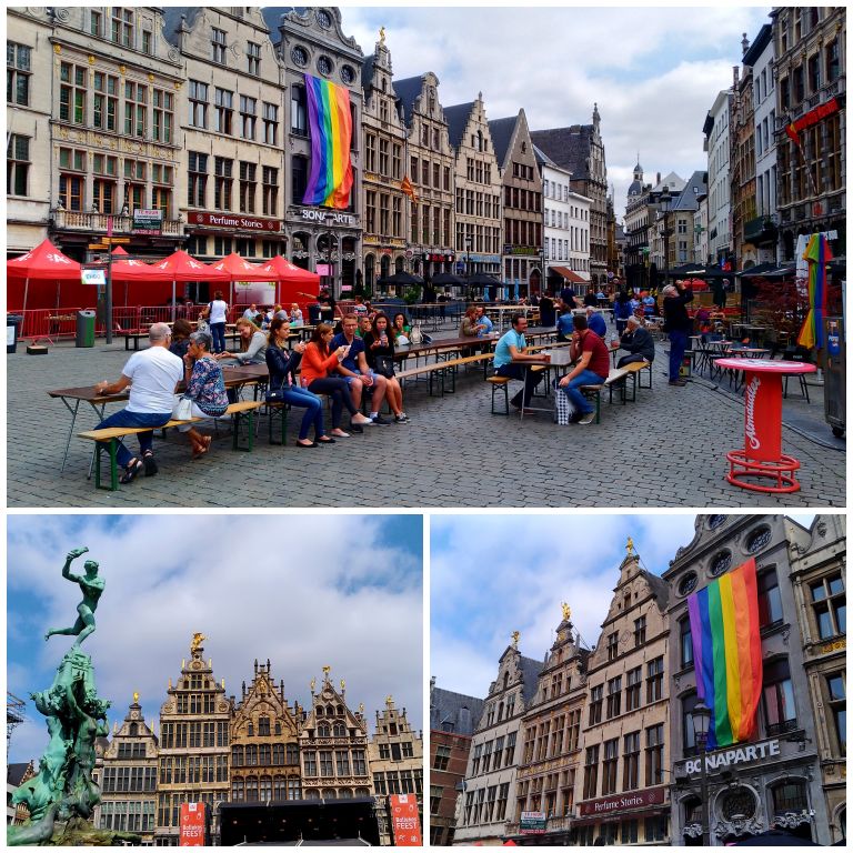  Grote Markt e Brabo's Fountain