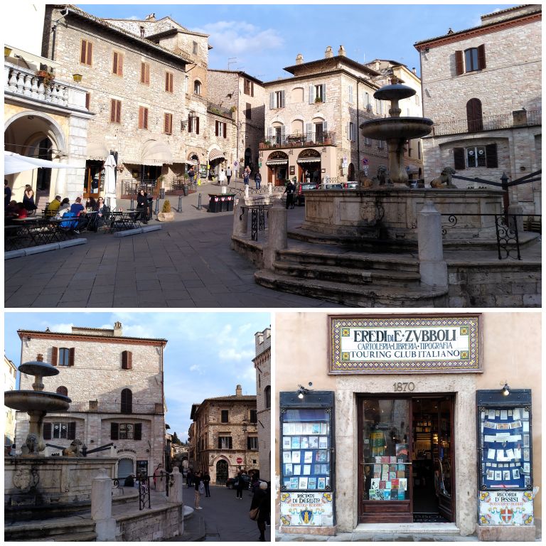 Piazza del Comune em Assis