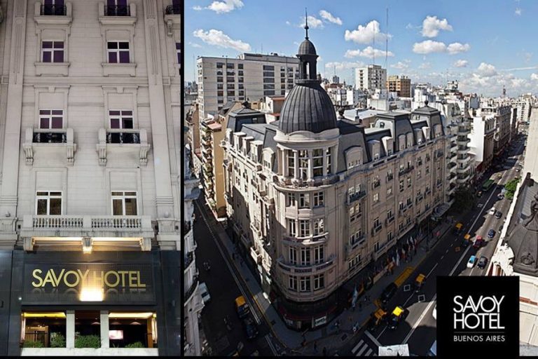 Fachada do Savoy Hotel em Buenos Aires