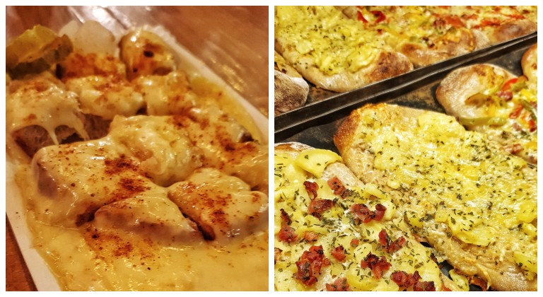 Raclete e Flamkuchen, pratos típicos dos mercados de Natal na Suíça