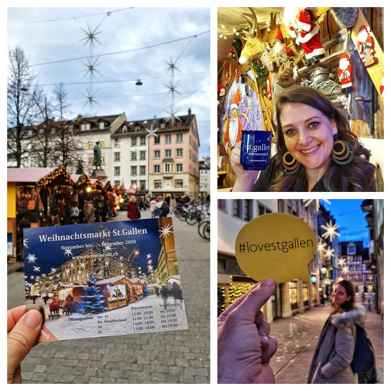 Sternerstadt: as estrelas no Mercado de Natal de St. Gallen 