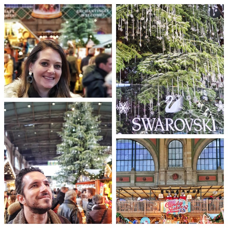 Na Zurich Main Station, um dos maiores mercados de Natal indoor da Europa