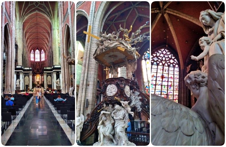 Interior da Sint-Baafskathedraal (Catedral de São Bavão)