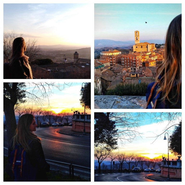 Pôr do Sol em Perugia: Panorama dai Giardini Carducci