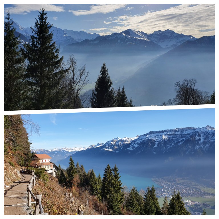 Vista do Harder Kulm em Interlaken