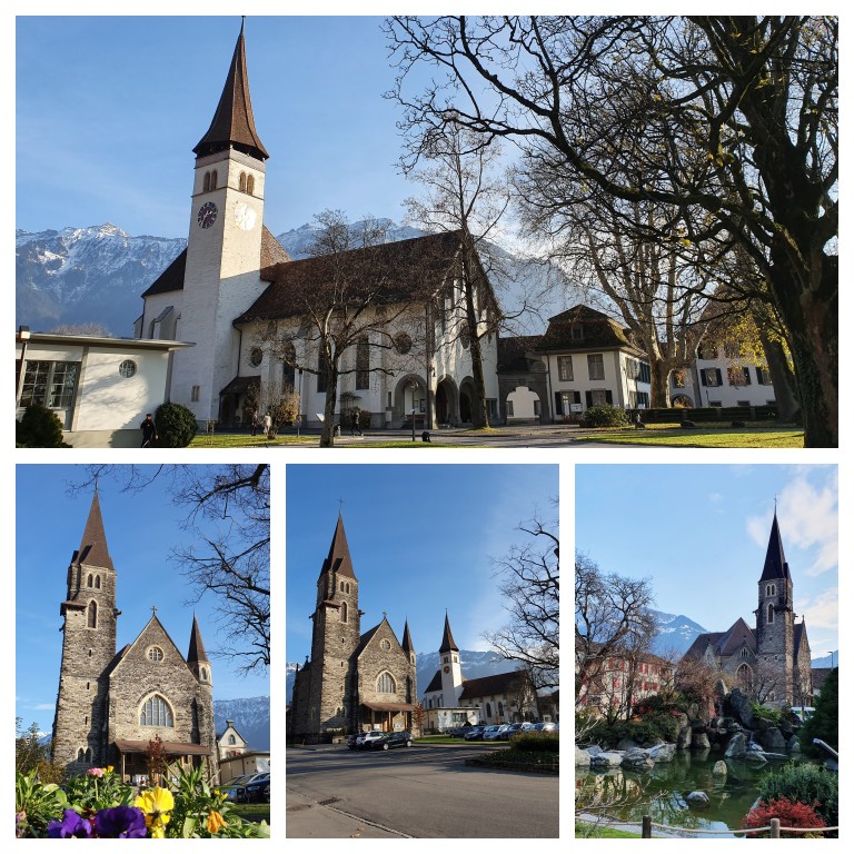 Schlosskirche, Schlosspark e Japanischer Garten Interlaken