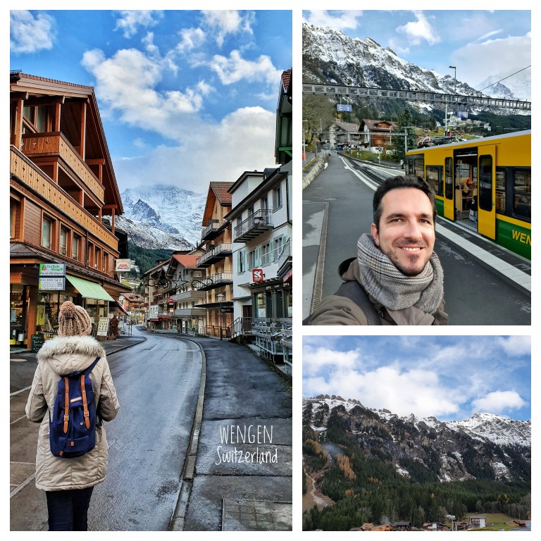 Uma parada na charmosa Wengen em meio aos alpes suíços