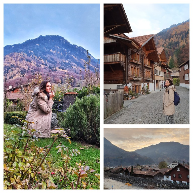 Caminhando pela comuna de Wilderswil, vizinha a Interlaken