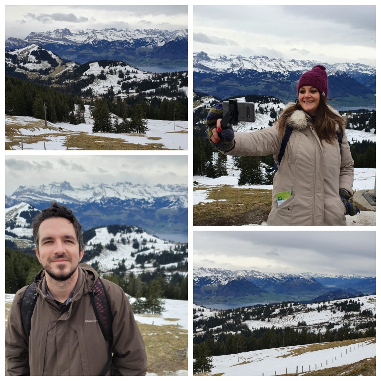 Rigi Kulm: montanhas cobertas de neve por todos os lados