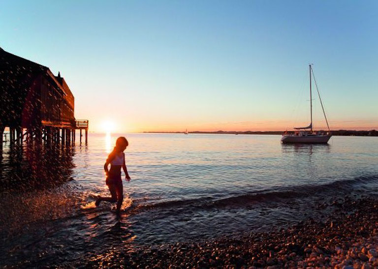 O que fazer em Bregenz, na Áustria: o encontro da montanha com o Lago Constança (Bodensee) 43 Banho de lago no verão | Foto: site oficial do turismo de Bregenz