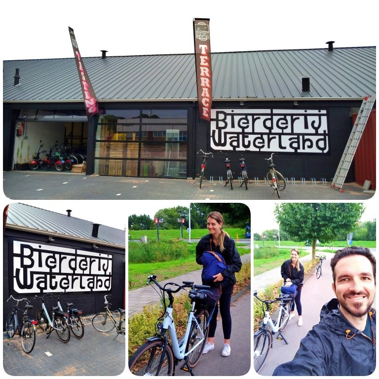 Bierderij Waterland - Pegando as bicicletas alugadas para o passeio