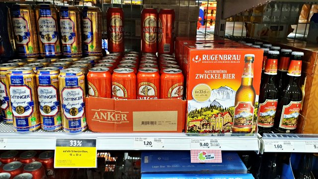 Cervejas suíças | O que comprar nos supermercados na Suíça