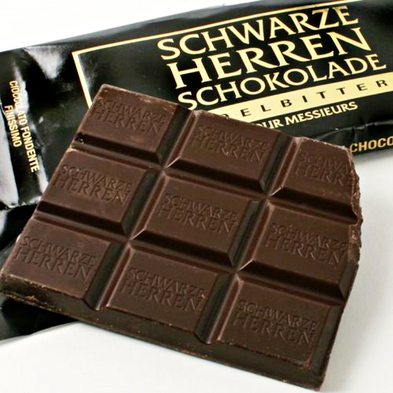 Schwarze Herren Schokolade | Chocolates na Alemanha