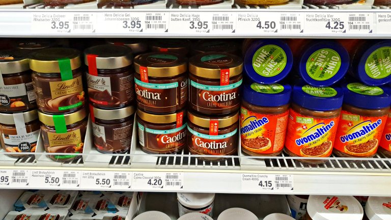 Supermercados na Suíça: principais redes e dicas do que vale a pena comprar 14 Creme de Chocolate | O que comprar nos supermercados na Suíça