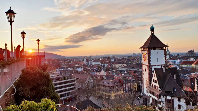 O que fazer em Freiburg, na Alemanha: roteiro de 1 dia no coração da Floresta Negra 59 Vista da Schlossberg | O que fazer em Freiburg