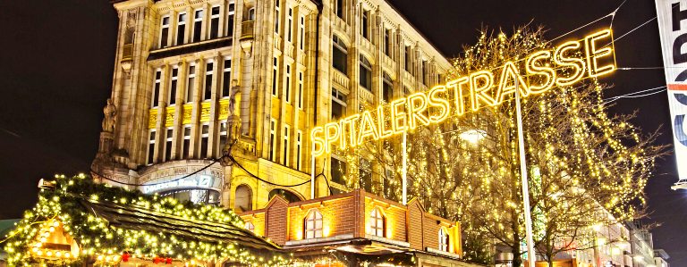 Weihnachtsmarkt Spitalerstrasse | Mercados de Natal em Hamburgo