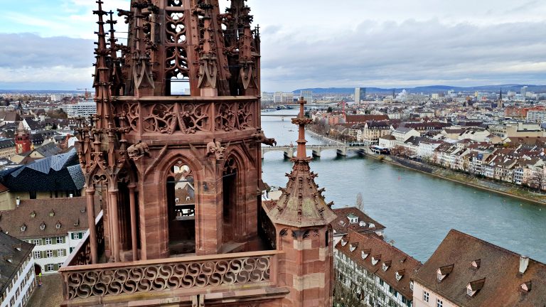 Vista da torre da Catedral de Basel | O que fazer em Basel