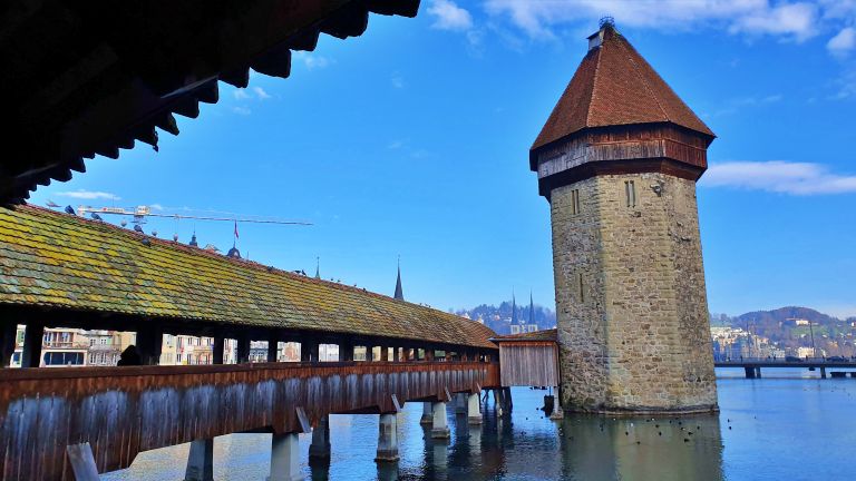 Kapellbrücke - Ponte da Capela e Torre de àgua de Lucerna