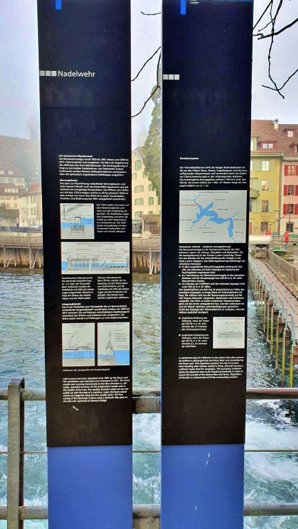 Nadelwehr Luzern - Barragem de agulha de Lucerna