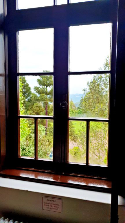 Vista da janela do quarto na Pousada Don Giovanni | Onde ficar em Pinto Bandeira