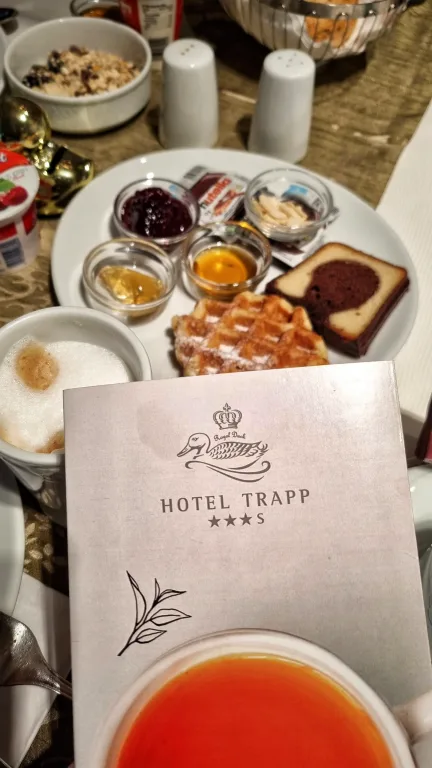 Onde ficar em Rüdesheim am Rhein, no vale do Reno: conheça o familiar e renovado Hotel Trapp 58 Café da manhã no Hotel Trapp | Onde ficar em Rüdesheim am Rhein