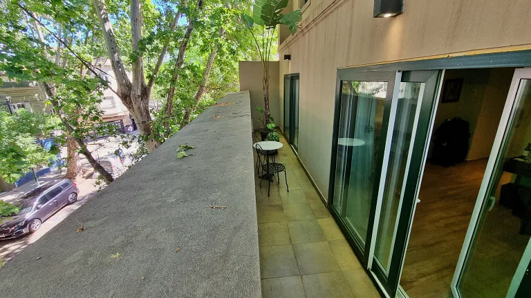 Nuss Buenos Aires Soho: conforto e luxo no coração de Palermo 10 sacada do nosso quarto